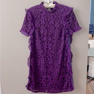 PINKO Purp Lace Dress - S